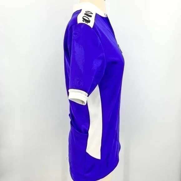 🎉Pearl Izumi Purple & White Bike Shirt w/ Pockets - Picture 2 of 7